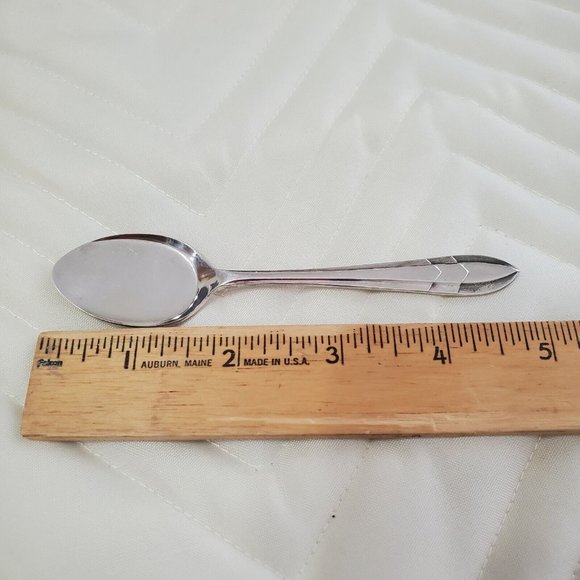 Loxley by Maurice Stables Ltd EPNS Jelly Spoon Sheffield England mid century 5" - Picture 8 of 9